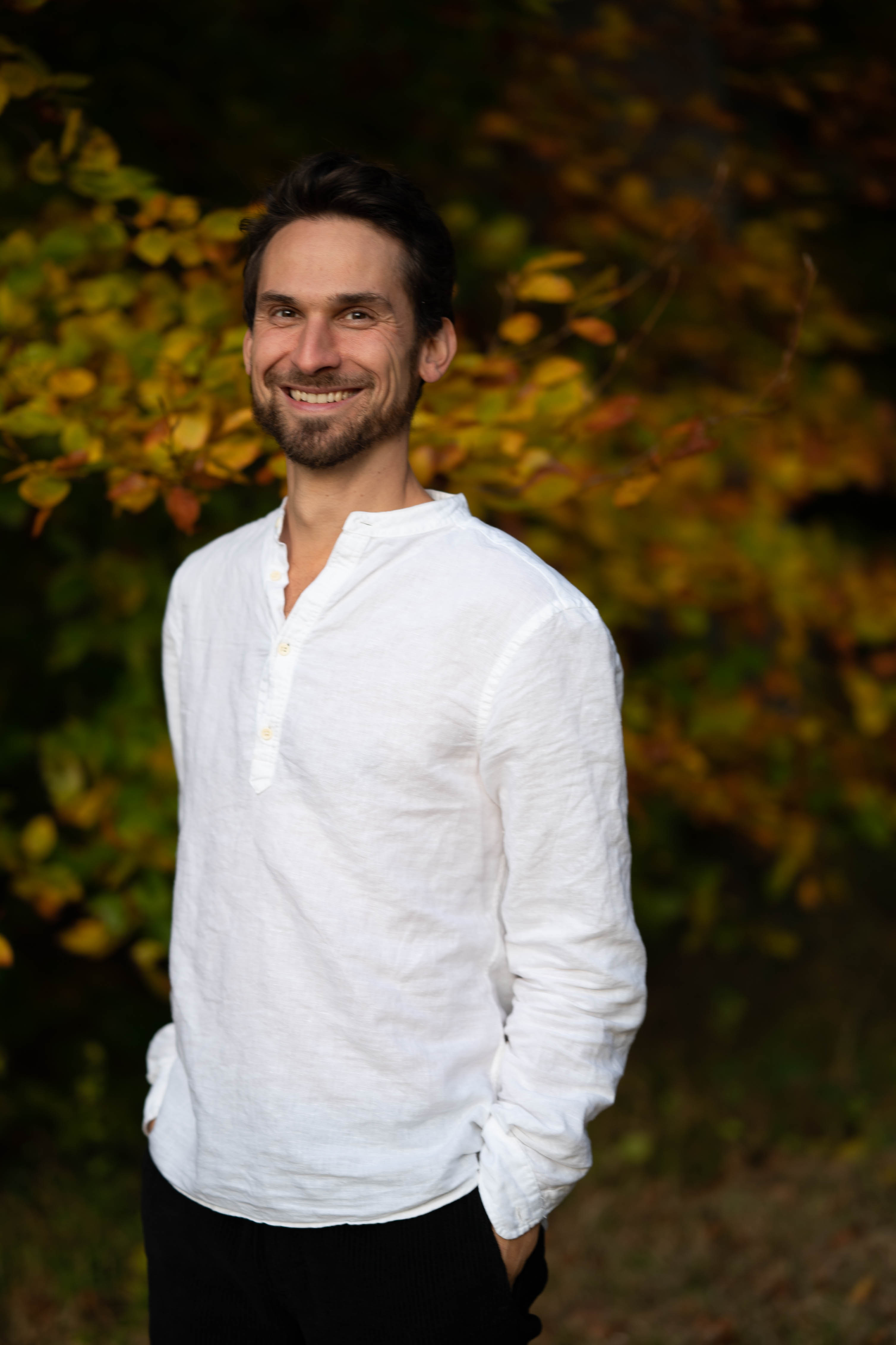 Alexander Baubin bei der osteopathischen Behandlung